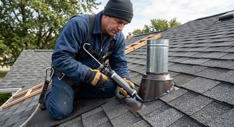 Roof Vent Flashing Repair in Henrico County, VA