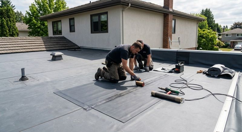 Rubber Roof Repair in Powhatan, VA