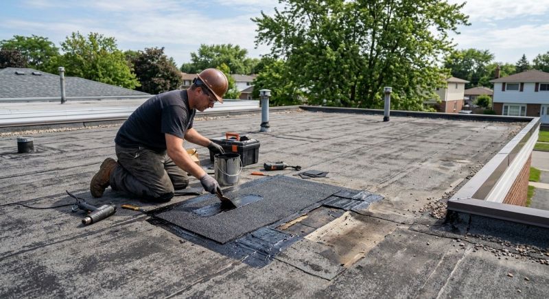 Rubber Roof Repair in Richmond, VA
