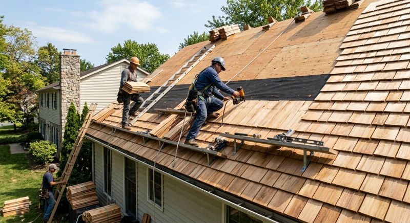 Shake Roof Replacement in Amelia County, VA