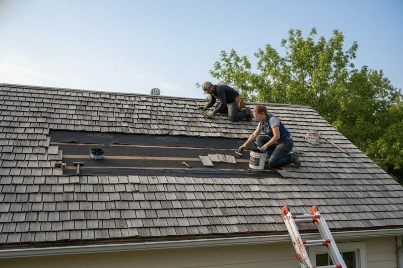 Shake Shingle Repair in Chesterfield, VA