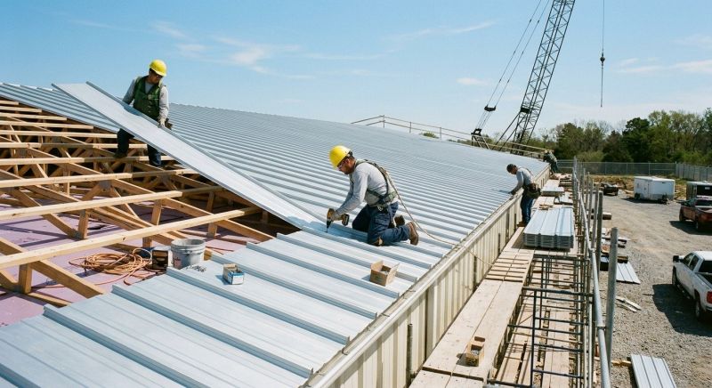 Sheet Roofing Installation in Moseley, VA