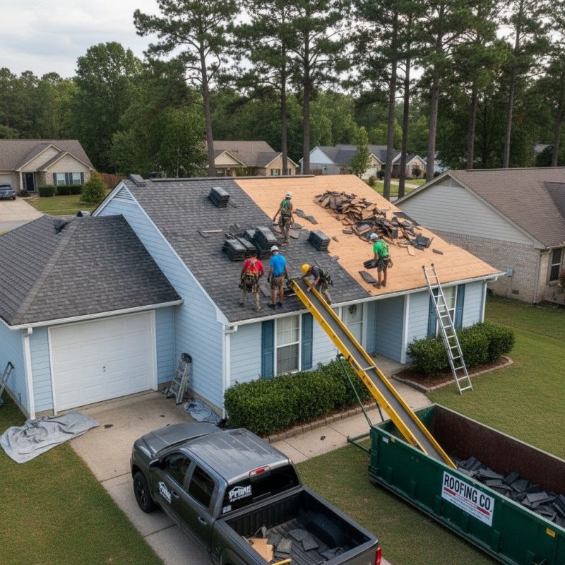 Shingle Roof Replacement in Mechanicsville, VA