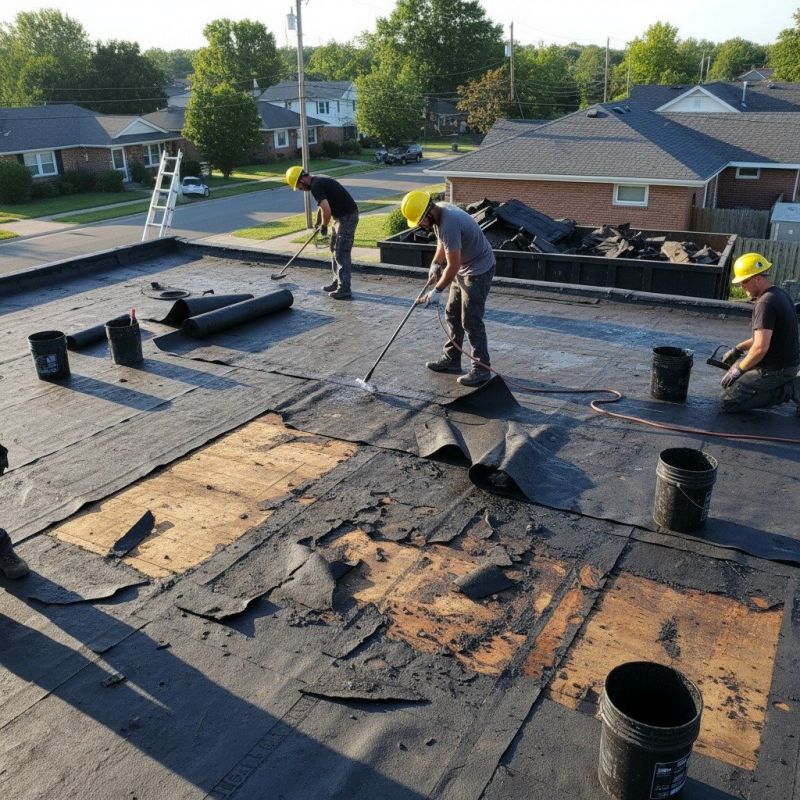 Single Ply Roof Repair in Amelia Court House, VA