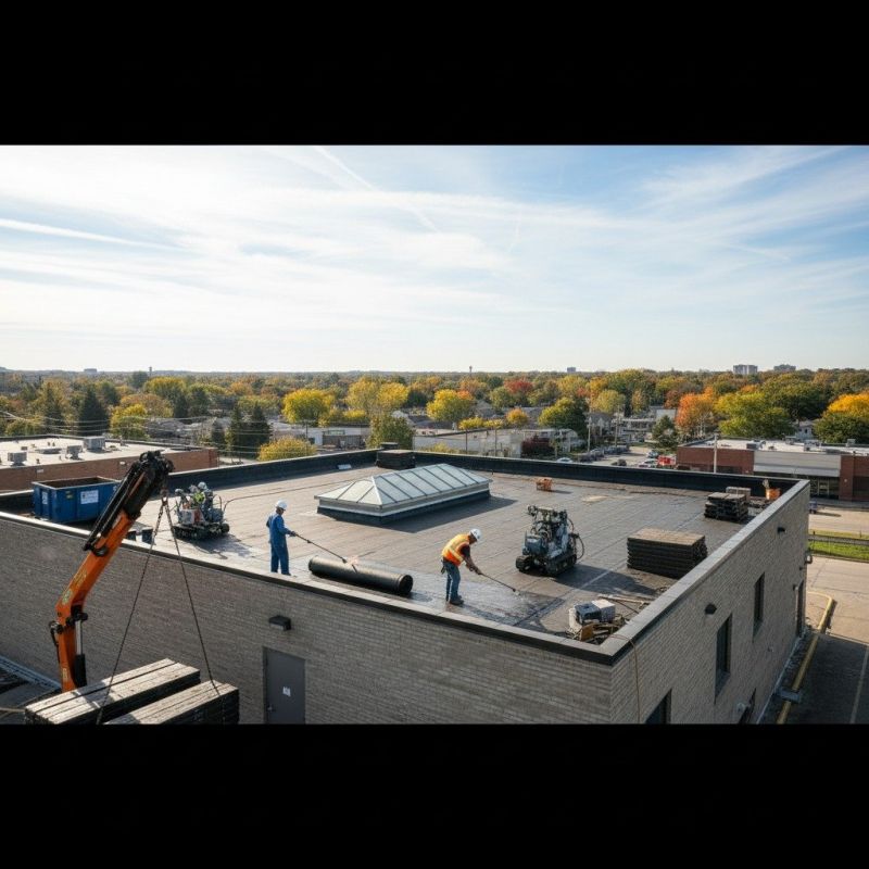 Single Ply Roof Replacement in Moseley, VA