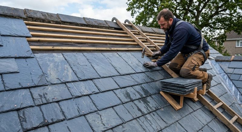 Slate Roof Construction in Henrico County, VA