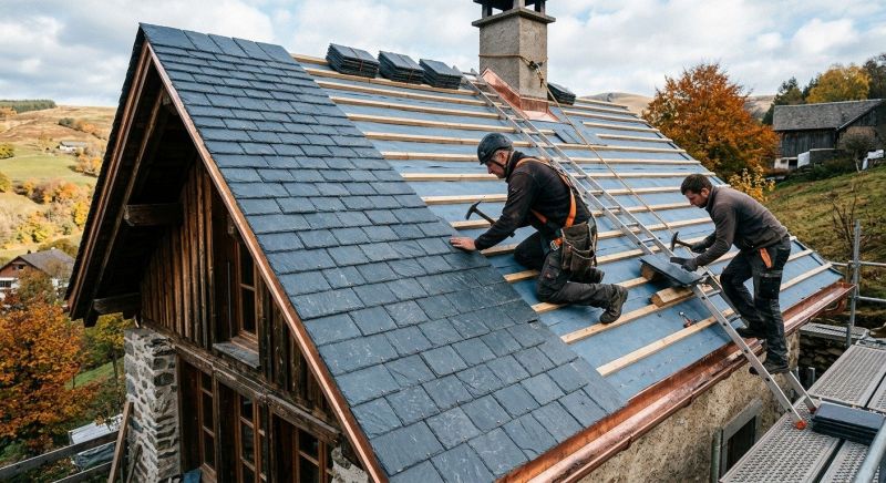 Slate Roof Installation in Mechanicsville, VA
