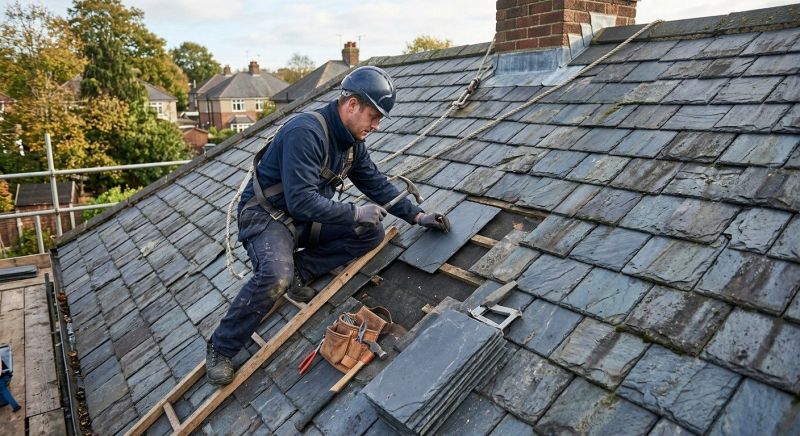 Slate Roof Leak Repair in Henrico County, VA