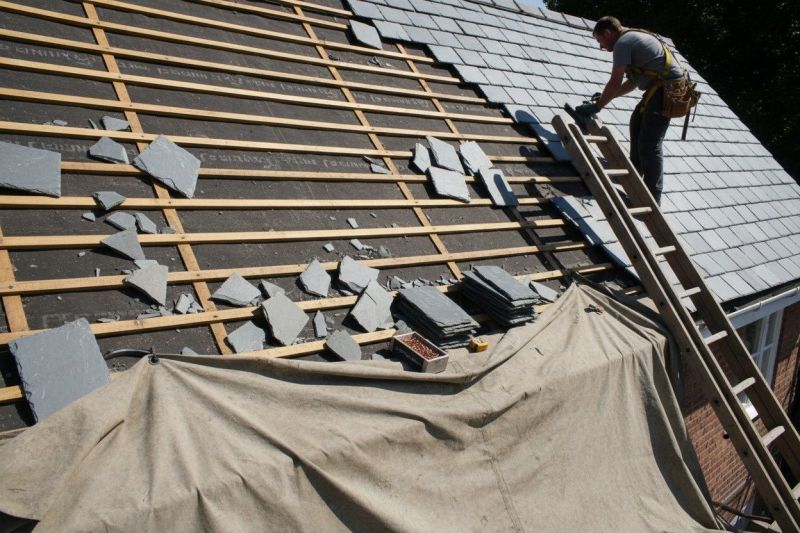 Slate Roof Replacement in Amelia Court House, VA