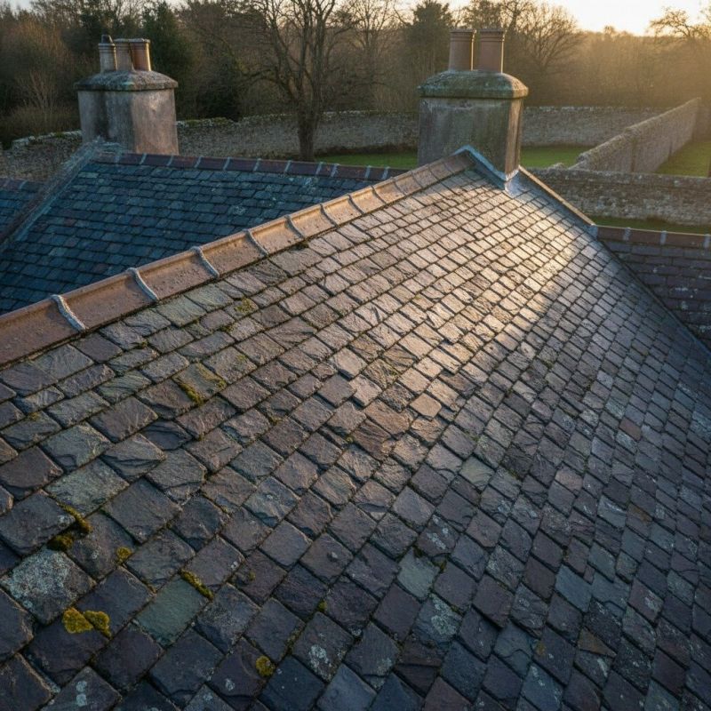 Slate Roof Replacement in Amelia Court House, VA