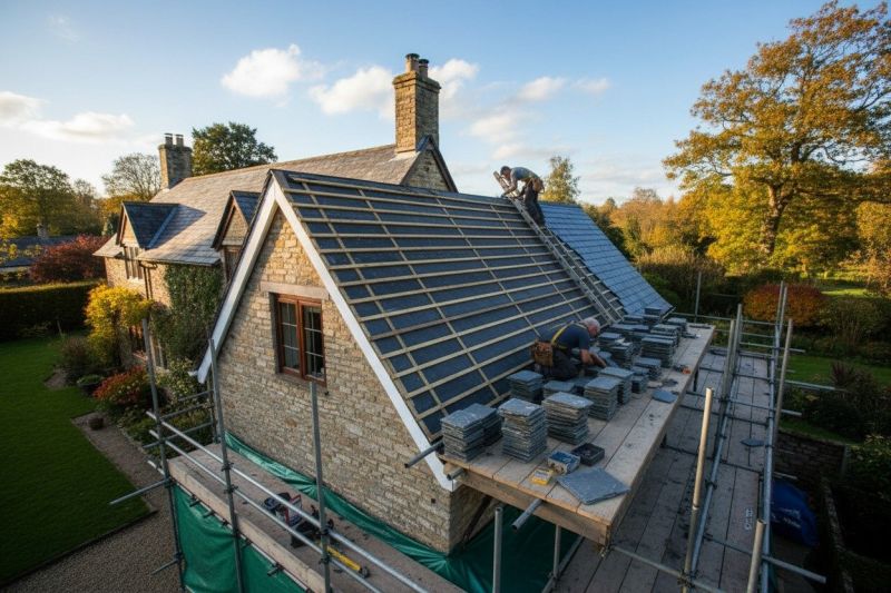 Slate Roof Replacement in Amelia Court House, VA