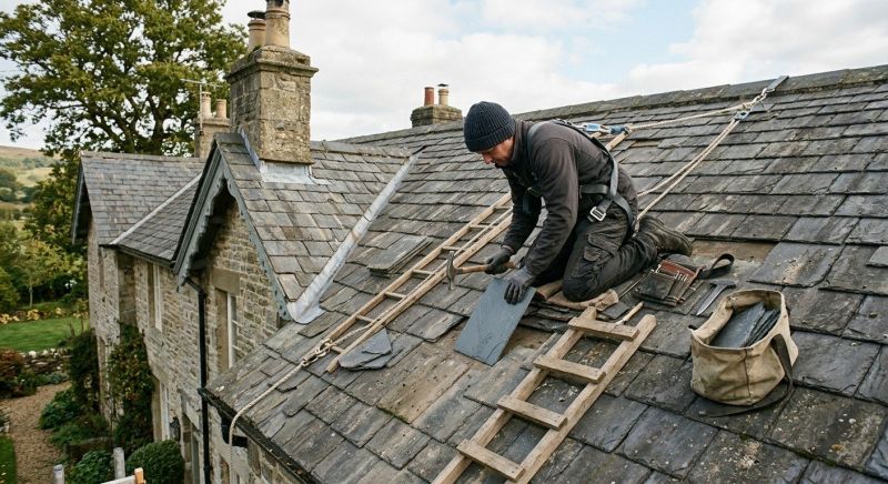 Slate Shingles Repair in Goochland County, VA