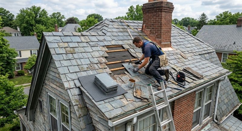 Slate Shingles Repair in Mineral, VA