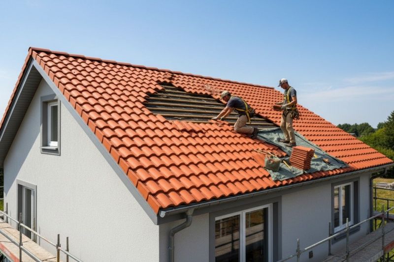 Spanish Tile Roof Repair in Henrico County, VA