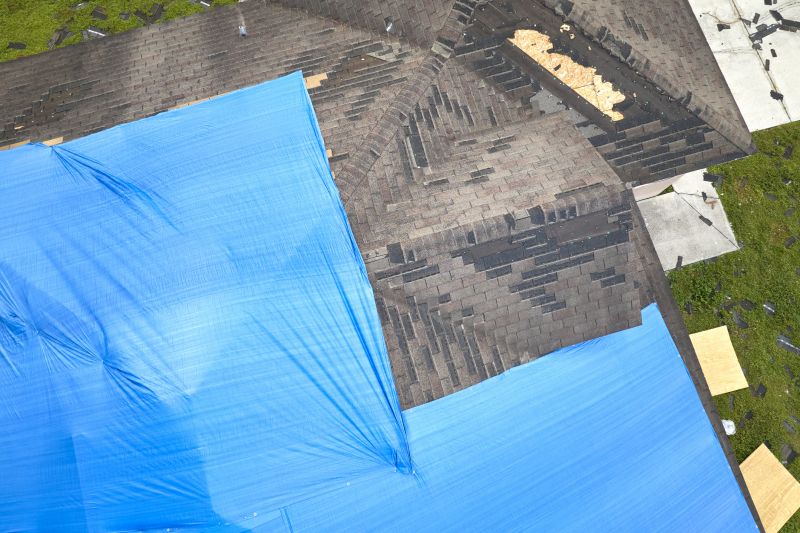Storm Damage Roof Tarping in Henrico County, VA