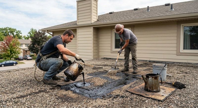 Tar And Gravel Roof Repair in Amelia County, VA