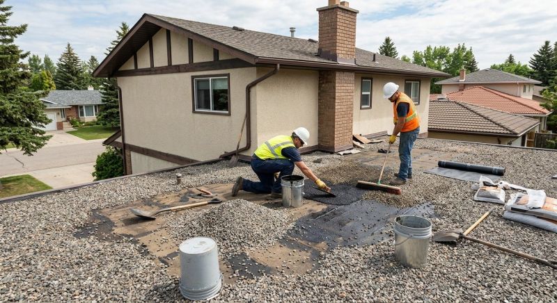 Tar And Gravel Roof Repair in Amelia Court House, VA