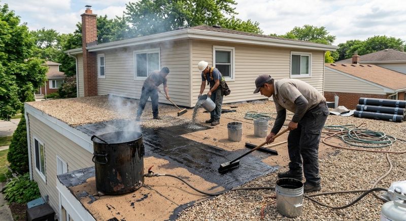 Tar And Gravel Roof Repair in Chesterfield, VA