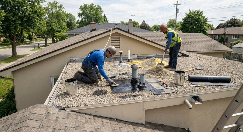 Tar And Gravel Roof Repair in Hanover County, VA