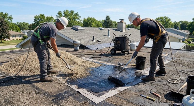 Tar And Gravel Roof Repair in Mechanicsville, VA