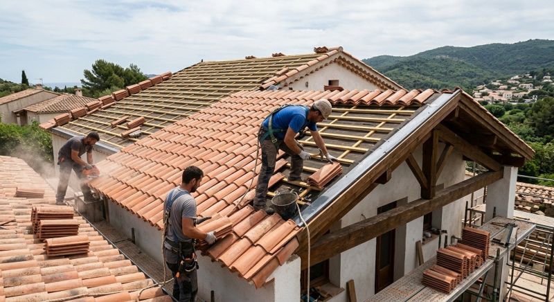 Tile Roof Installation in Moseley, VA