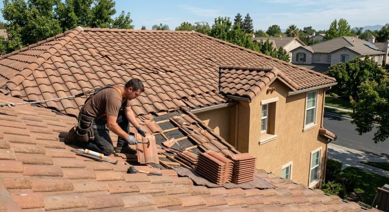 Tile Roof Repair in Amelia Court House, VA