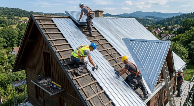 Tin Roof Installation in Amelia Court House, VA