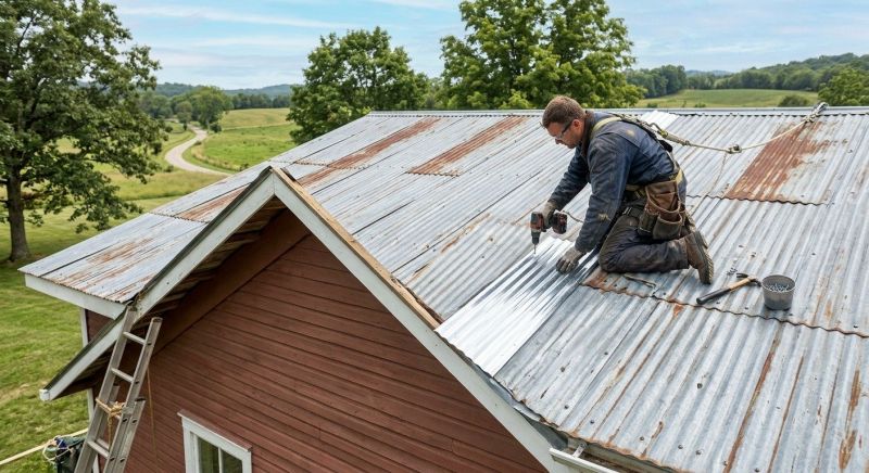 Tin Roof Repair in Henrico County, VA