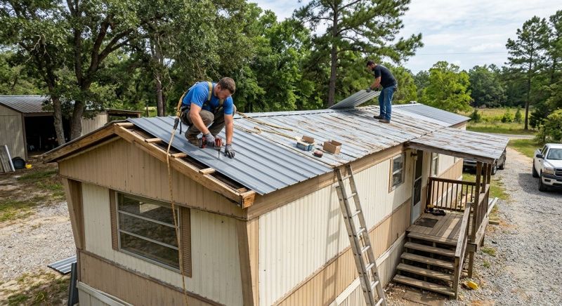 Tin Roof Repair in Henrico County, VA
