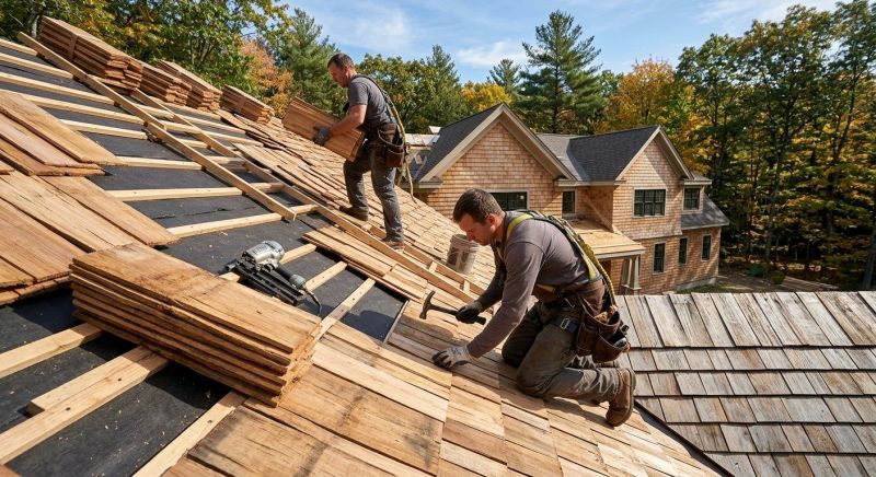 Wood Roofing Installation in Ashland, VA