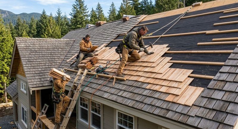 Wood Roofing Installation in Goochland County, VA
