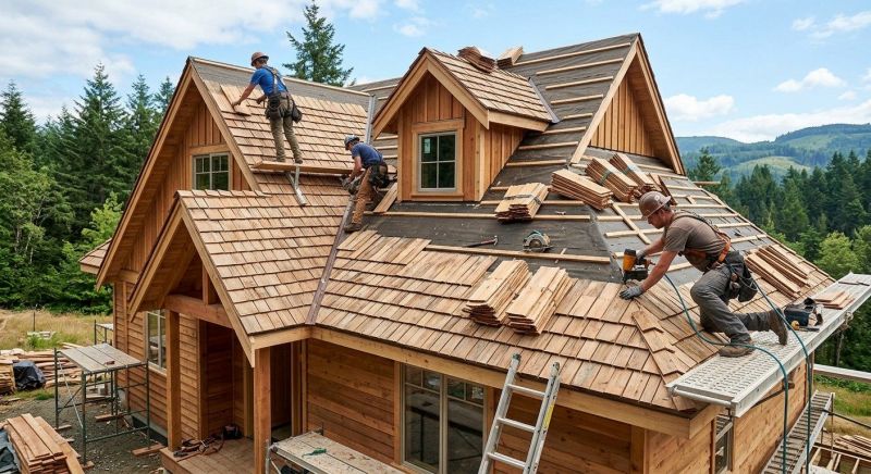 Wood Roofing Installation in Henrico County, VA