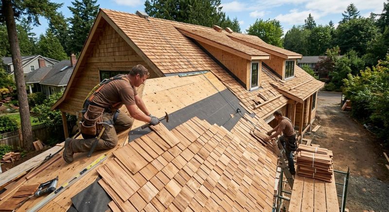 Wood Roofing Installation in Mineral, VA