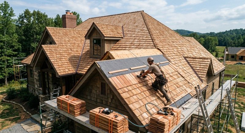 Wood Roofing Installation in Powhatan, VA
