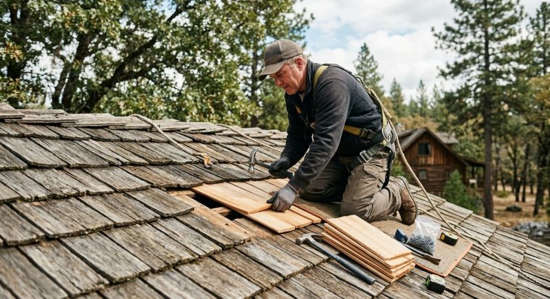 Wood Shake Roof Repair in Ashland, VA