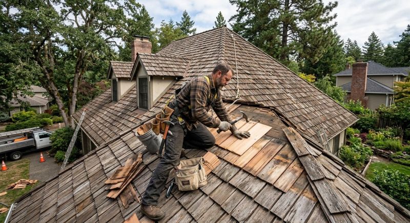 Wood Shake Roof Repair in Chester, VA