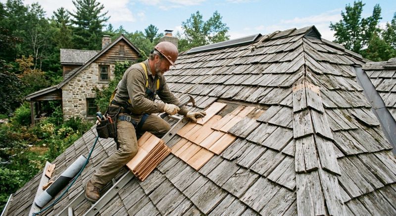 Wood Shake Roof Repair in Chesterfield County, VA