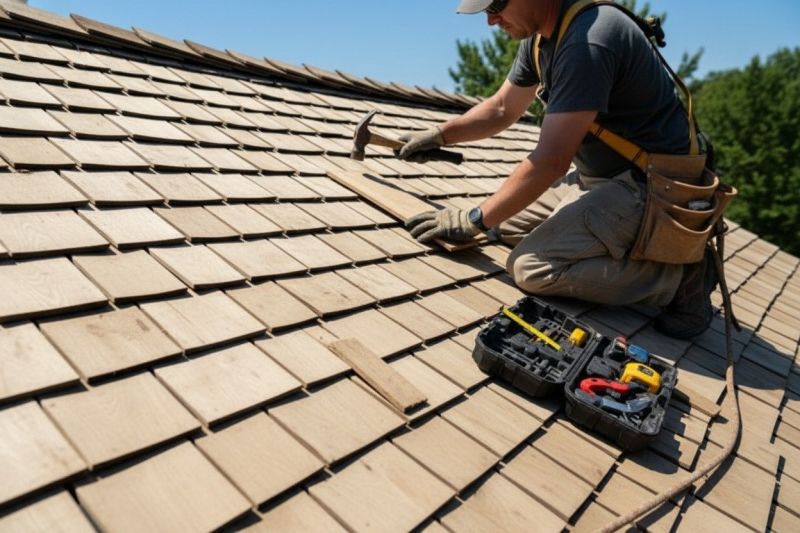 Wood Shake Roof Repair in Hanover County, VA