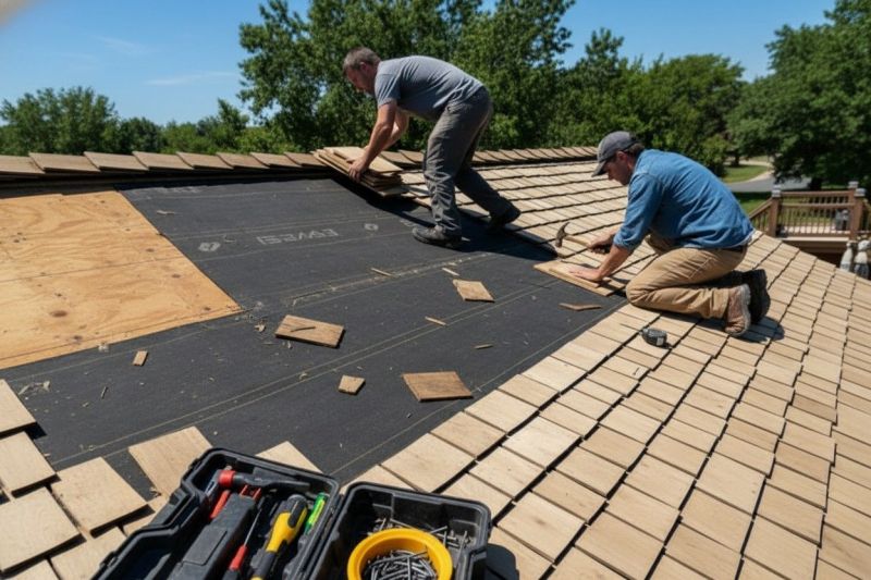 Wood Shake Roof Repair in Moseley, VA