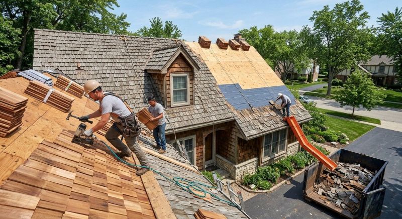 Wood Shake Roof Replacement in Mechanicsville, VA
